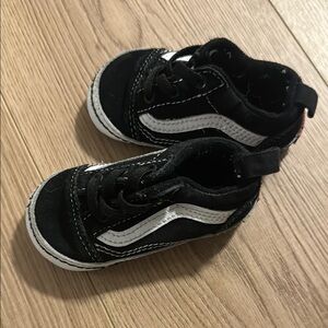 Vans baby Black and White Shoes